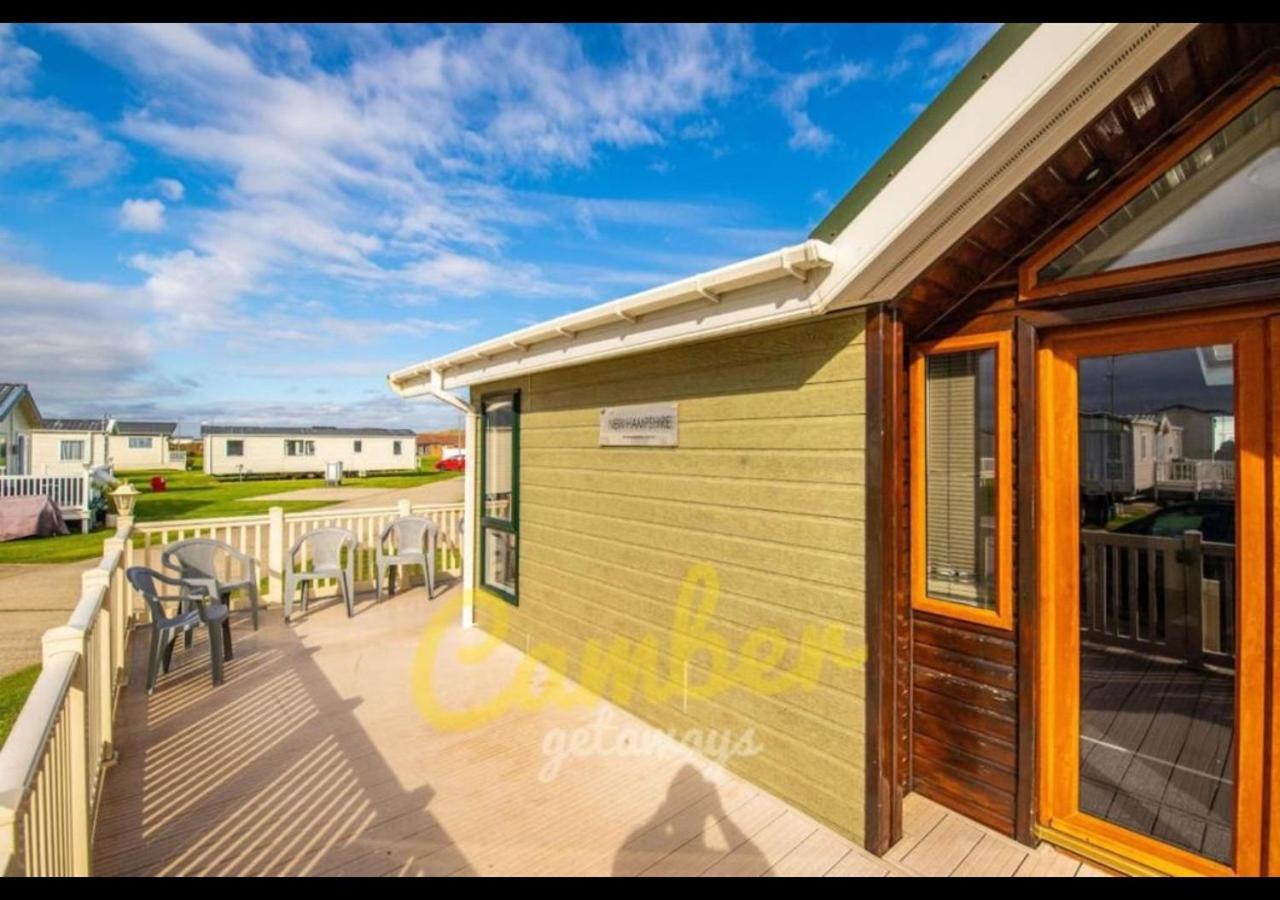 Mp768 - Camber Sands Holiday Park - Huge Lodge - Small Dog Friendly - Sleeps 8 Kültér fotó